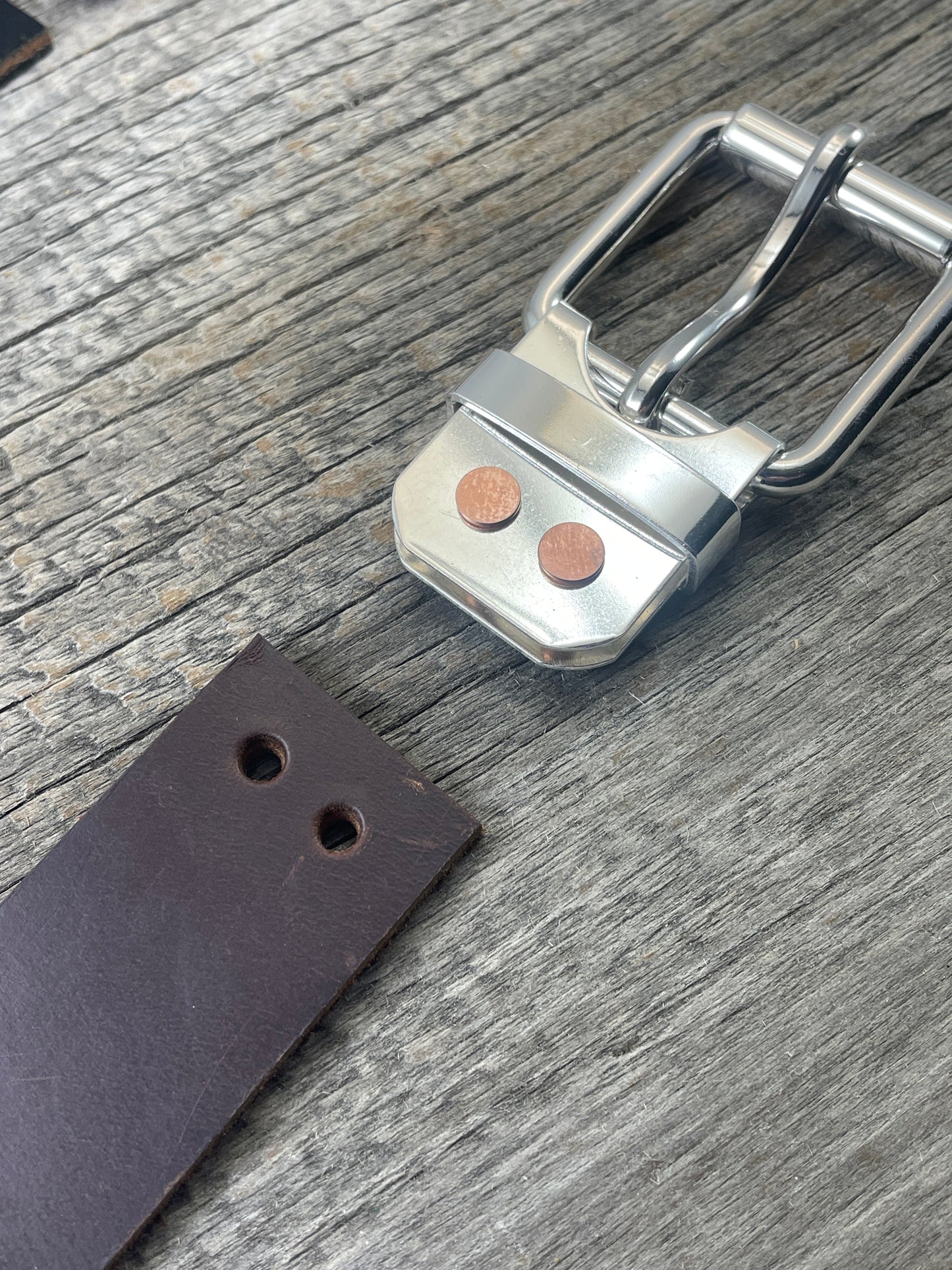 FLEX(SB-01)72 - Sterling Silver Belt-Plate Buckle on WeatherFlex Belt Strap 72"