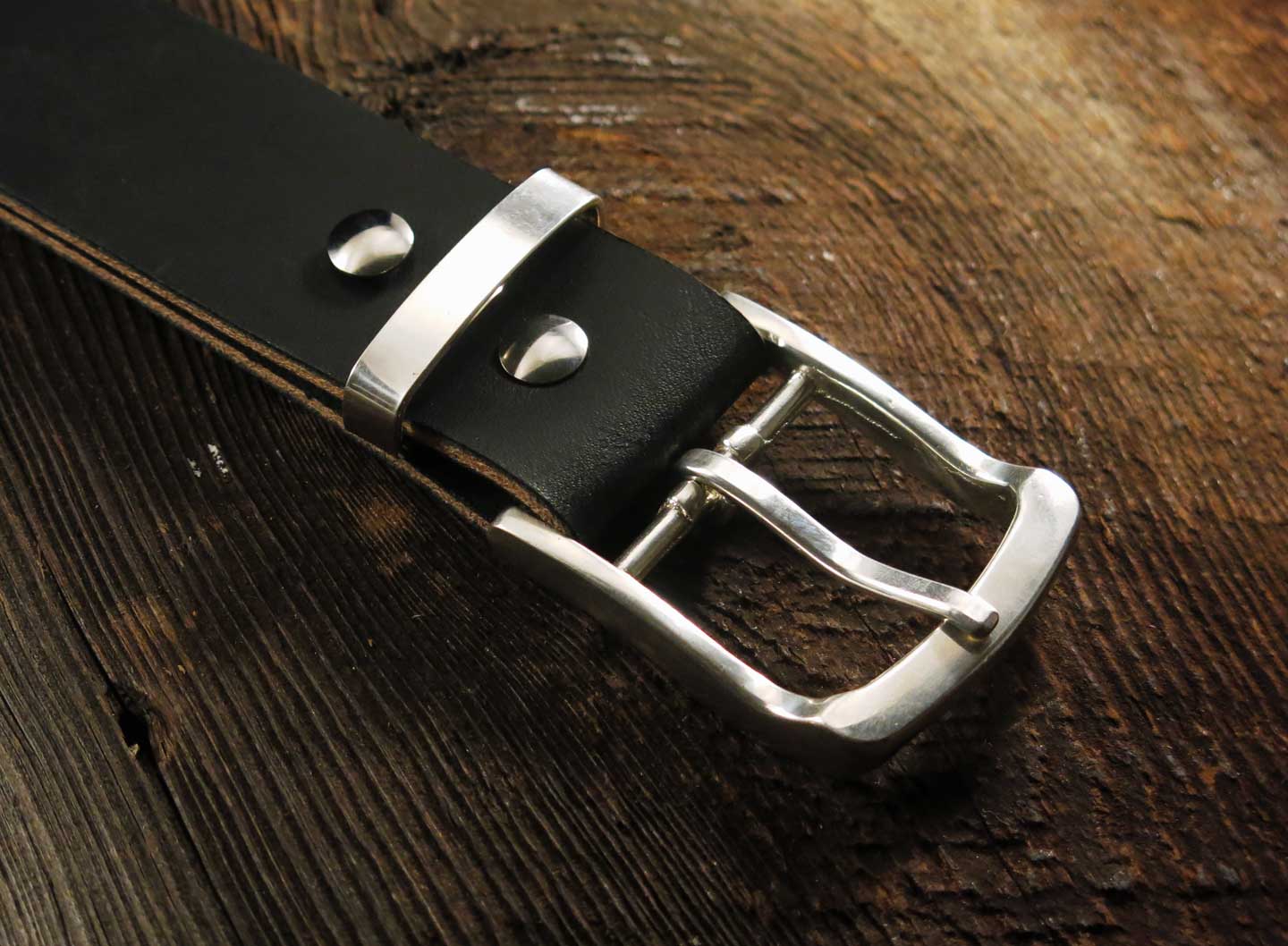 Double Bar - Half Garrison - Custom Made - Solid Sterling Buckle
