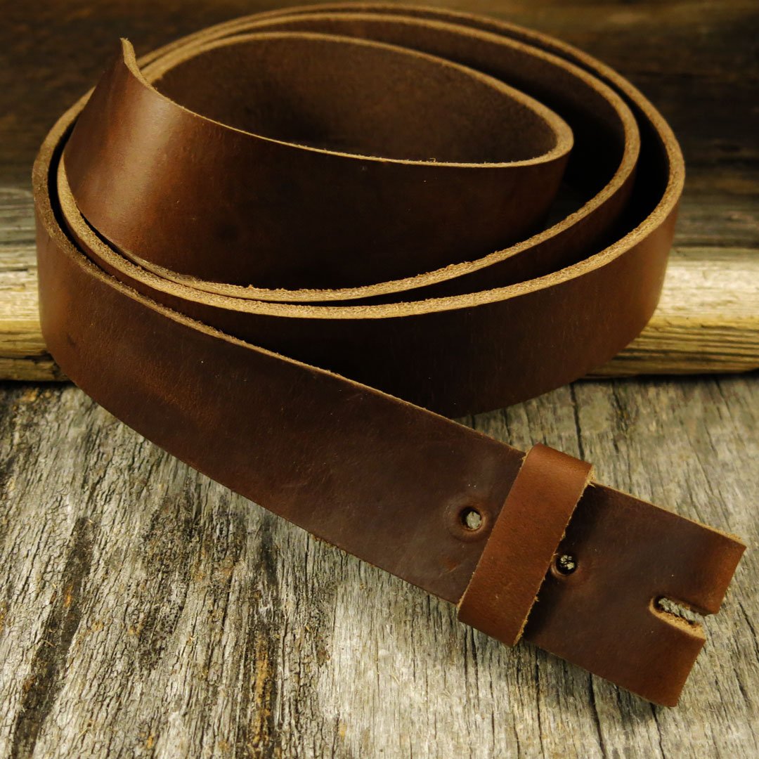 Horween Chromexcel Strap Havana Brown Belt Strap TheCopperBuckle