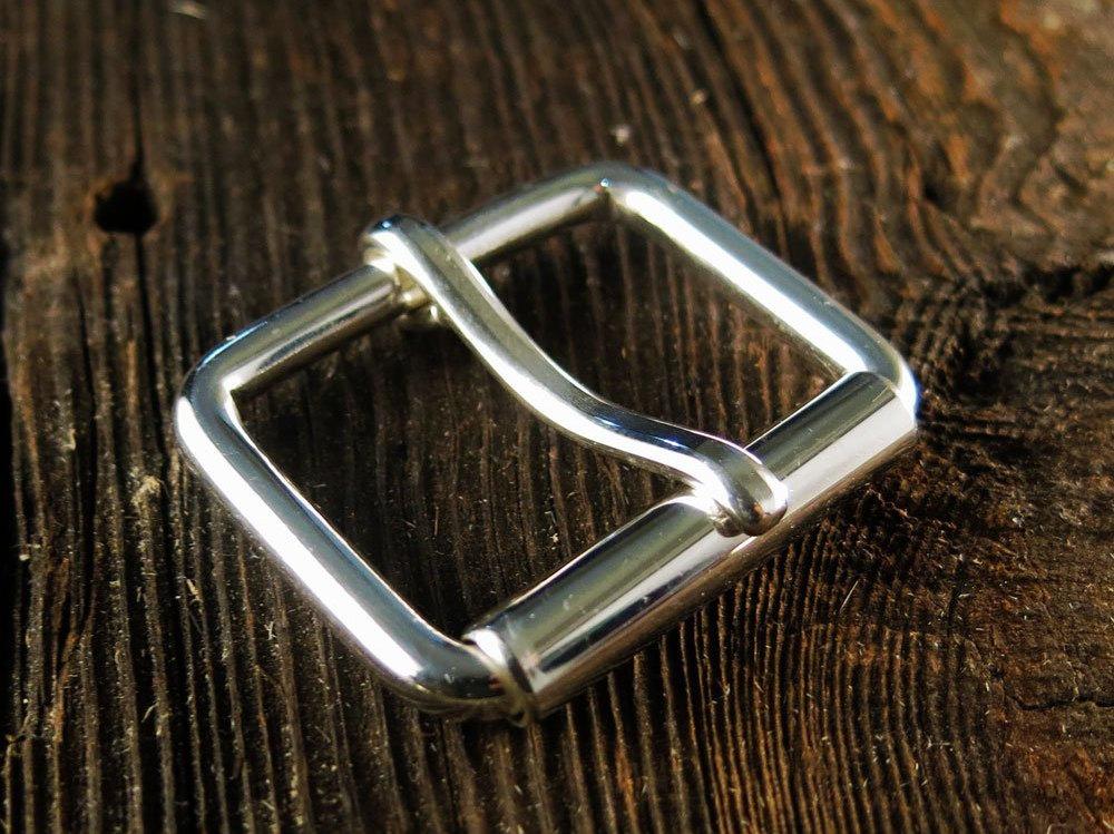 Sterling Silver Belt Buckle - Metric - All Widths Available 25mm