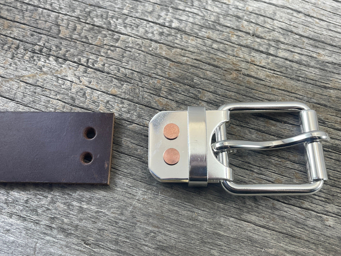 FLEX(SB-01)72 - Sterling Silver Belt-Plate Buckle on WeatherFlex Belt Strap 72"