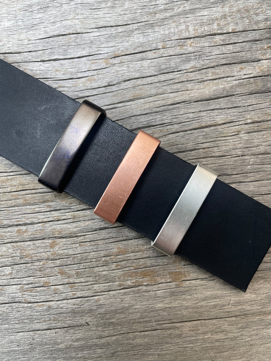 Belt Keeper Loops - Silver - Copper - Gunmetal