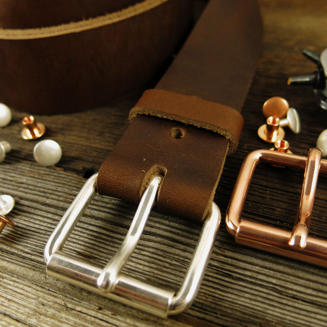 Copper Belt Buckle - Solid Copper - USA Made