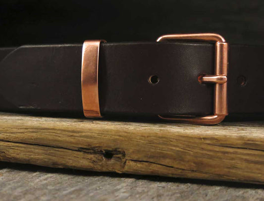 Copper Buckle Set - Copper Buckle and Matching Copper Keeper