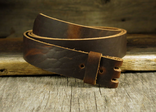 Horween Dublin - Dark Brown - Strap - 65+ - Inches Long -