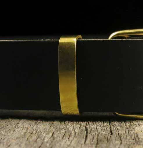 Brass Belt Keeper Loop-Solid Brass-Custom-USA