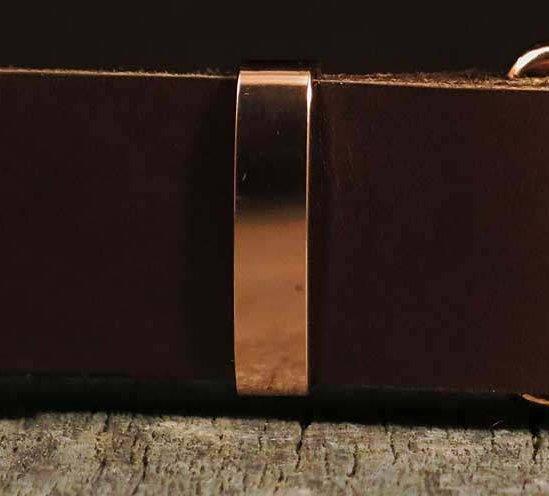 5 Copper Belt Keepers - Solid Copper