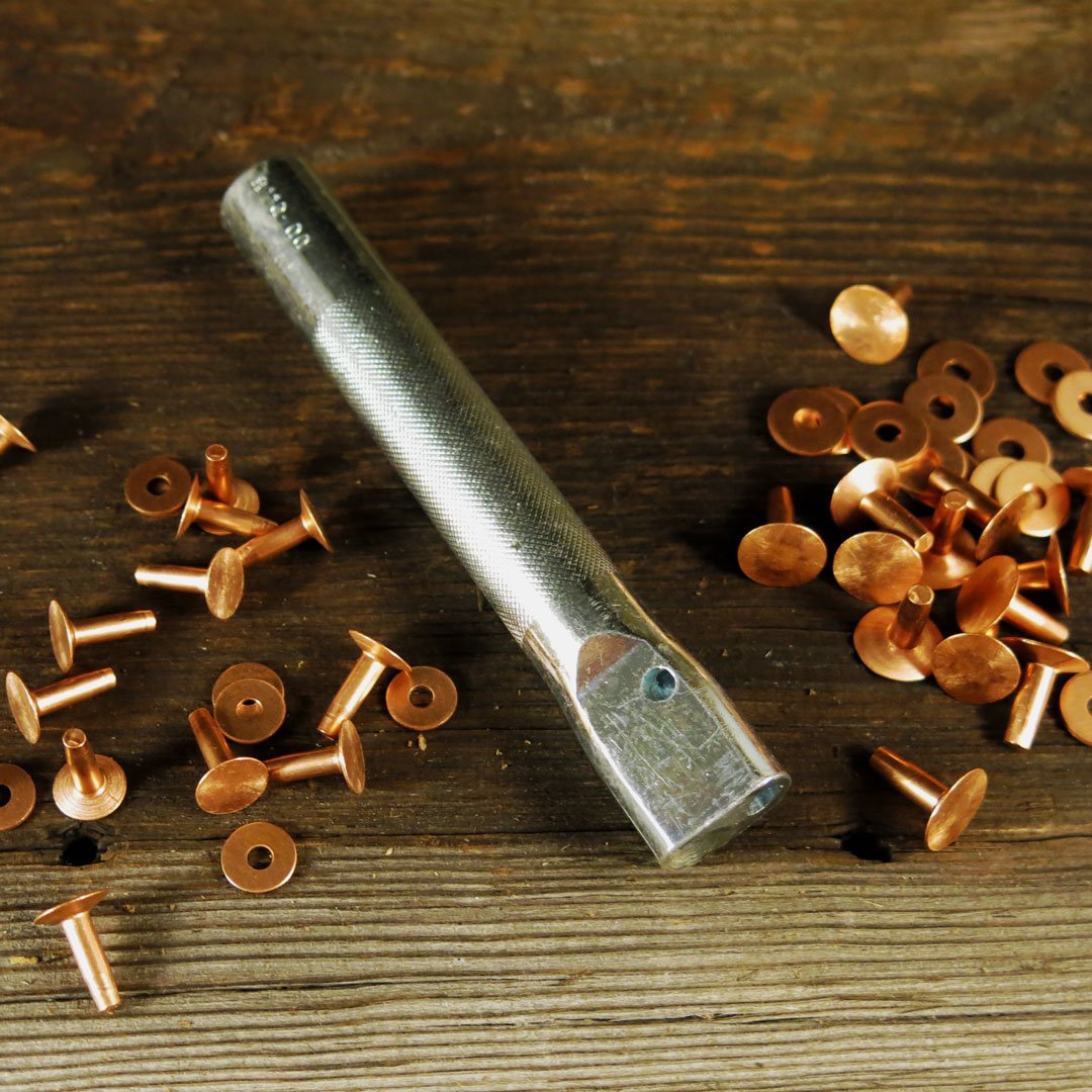 Copper Rivet Kit - Copper Rivet Setter and Rivets