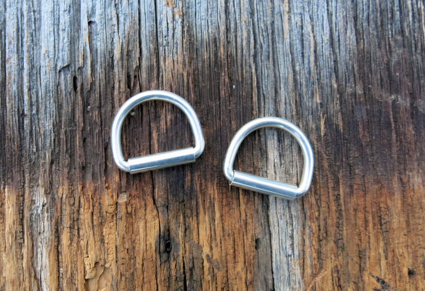 STERLING Silver D-Rings - Set of 2 - Custom Made