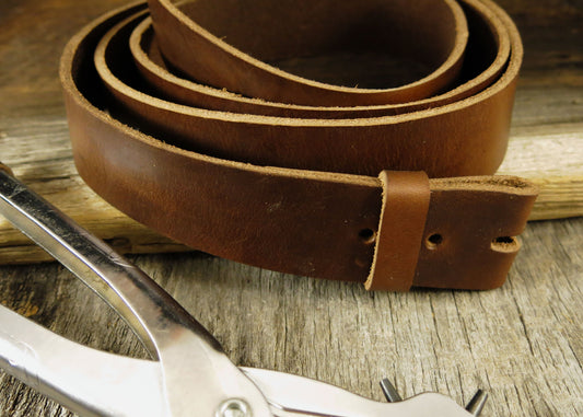 Horween Chromexcel - Long Belt Blank - Pre-Made