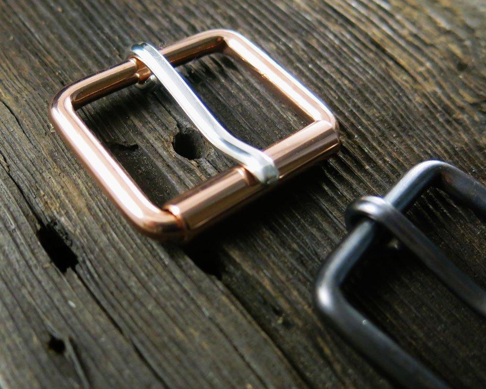 Copper Belt Buckle - Sterling Silver Tongue