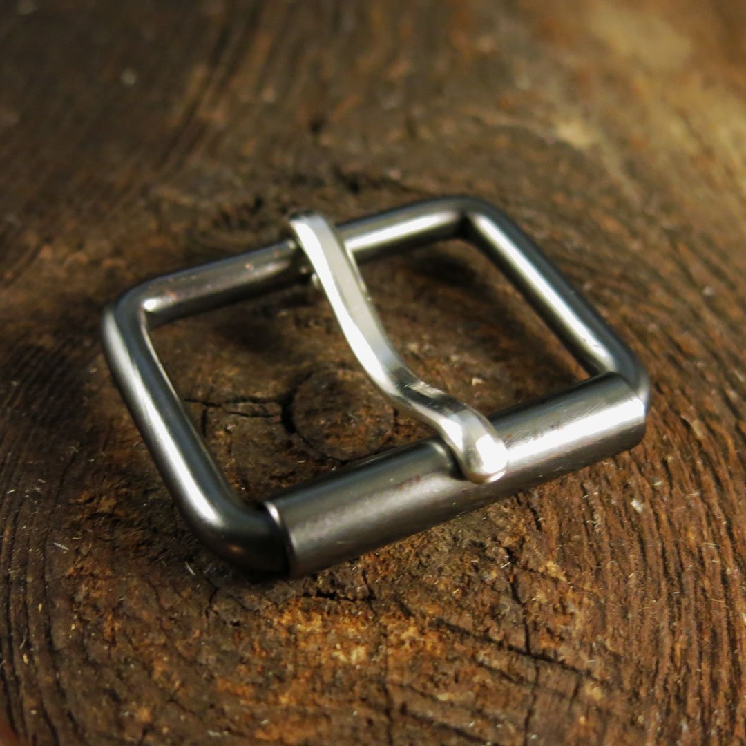 GunMetal Buckle | Solid Copper Buckle & Silver Prong