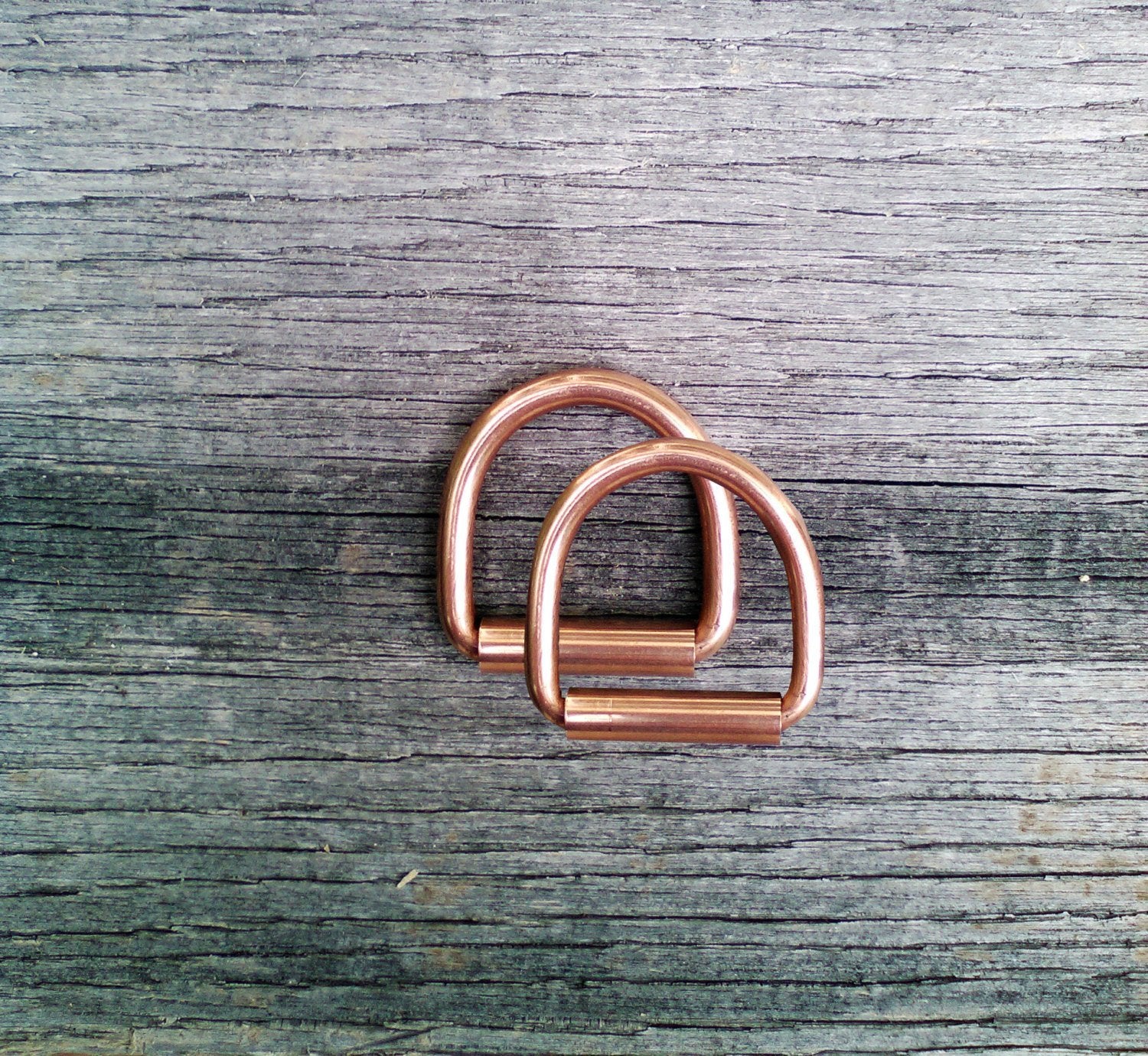 Copper D-Rings -Set of 2