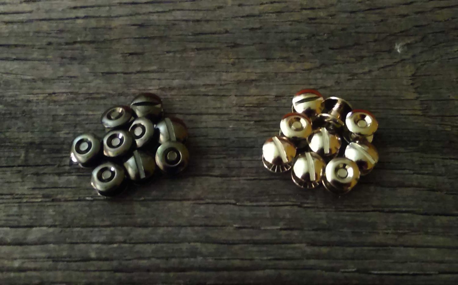 Chicago Screws - Set of 10 - Nickel or Black-1/8 - 1/4 Post