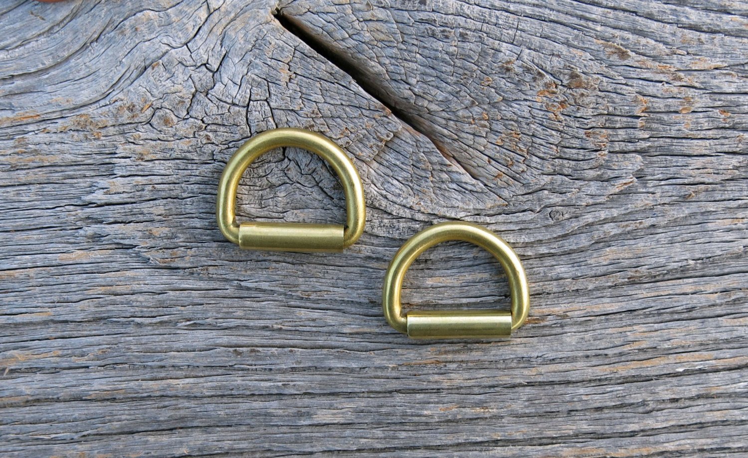 Brass D Rings | Custom Sizes | For Bag Straps