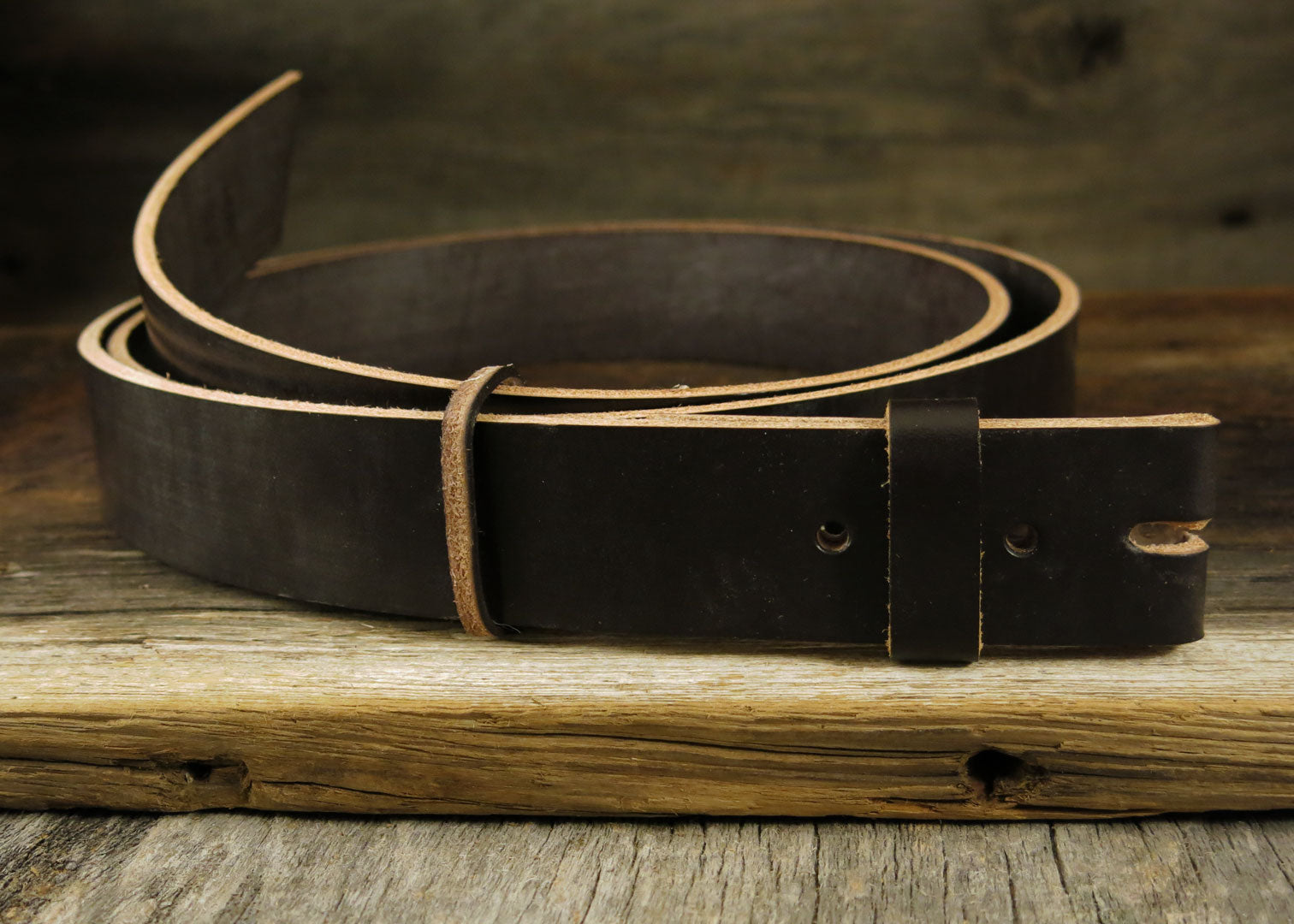 Sedgwick Traditonal English Bridle Leather - Havana Brown - Rein Weight 10-12 oz - VegTan  - 65"+  Inches Long